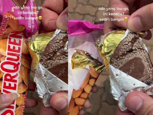 Apes Banget! Beli Cokelat Brand Ternama, Cewek Ini Malah Nemu Bercak Putih, Jamuran?