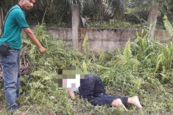 Heboh, Mayat Pria dengan Leher Luka Jerat Ditemukan di Kampar