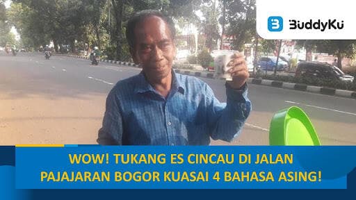 Viral, Mr Nanang Penjual Es Cincau Fasih 4 Bahasa Asing