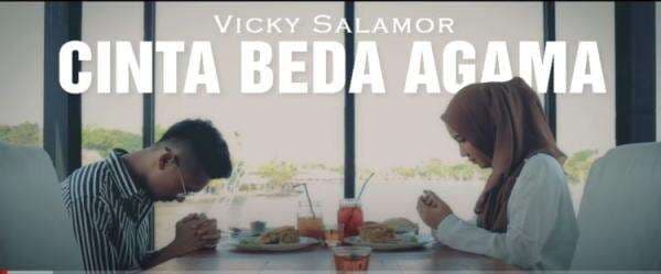 Lirik Cinta Beda Agama, lagu penyanyi asal Ambon Vicky Salamor