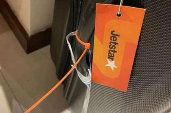 Viral! Koper Diikat Kabel Tis saat Mendarat di Bali, Bule Australia Tampak Bingung