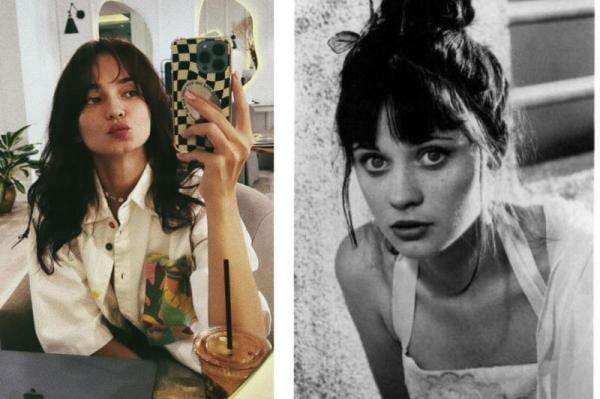 Enzy Storia Tampil dengan Gaya Rambut Baru, Disandingkan Artis Hollywood Zooey Deschanel