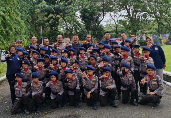 Keren! Pocil Lebak Sakti Juara Lomba Polisi Cilik se-Banten