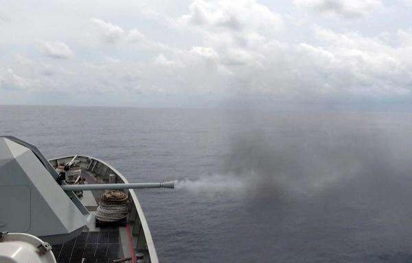 Uji Tembak Meriam 57MM KRI Halasan-630 Sukses, PT PAL Makin Pede Uji Tembak Meriam 57MM KRI Halasan-630 Sukses, PT PAL Makin Pede