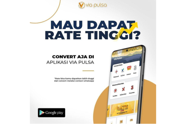 Cara Convert Pulsa ke Shopeepay Pakai Viapulsa