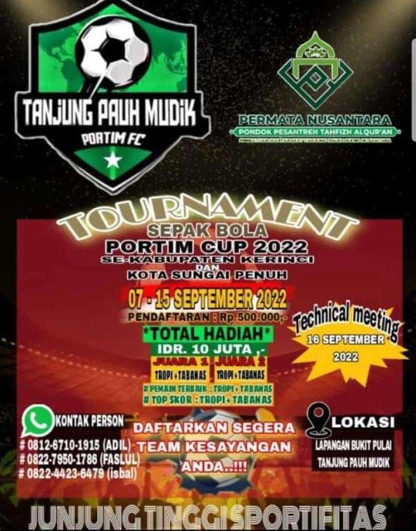Portim Cup Digelar 18 September 2022 Portim Cup Digelar 18 September 2022