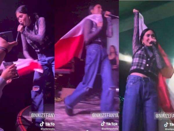 NIKI Ambil Bendera Merah-Putih saat Nyanyi 'High School In Jakarta' di AS, Netizen: Bangga NIKI Ambil Bendera Merah-Putih saat Nyanyi 'High School In Jakarta' di AS, Netizen: Bangga