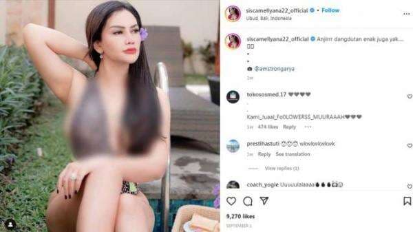 Pamer Body Goals Sampai Lepas Bikini, Selebram Seksi Sisca Mellyana Bikin Geger