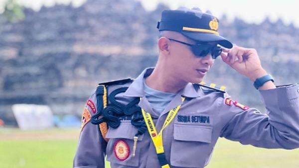 Viral Pak Bhabin Tampil Beda Tanpa Helm, Warganet Pangling Dikira Salman Khan