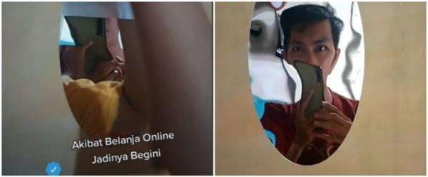Beli cermin lewat online, yang diterima ibu ini kaca 'ajaib'