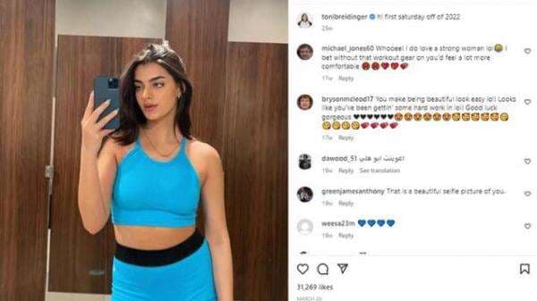 Mengenal Toni Breidinger, Pembalap Cantik Keturunan Lebanon yang Kini Jadi Model Pakaian Dalam