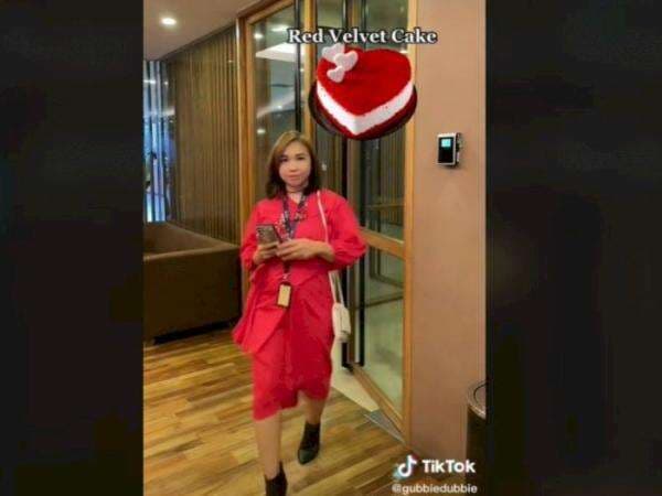 Viral Cewek Sekantor Full Team Pakai Baju Kue, Cupcake sampai Rainbow Cake Semua Ngumpul