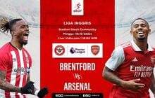 Link Live Streaming Brentford vs Arsenal di Liga Inggris 2022-2023