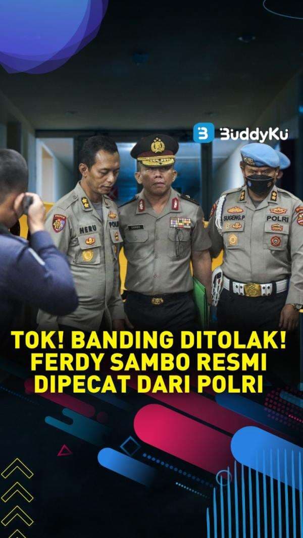 Banding Ferdy Sambo Ditolak