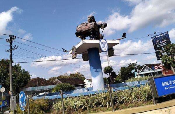 Proyek Penataan Wajah Kota Gunungkidul Dimulai, Patung Kendang Diganti Tugu Tobong Gamping