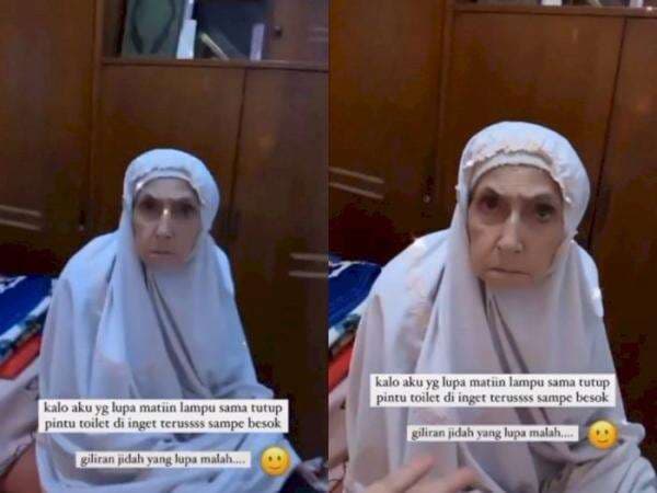 Kaget! Wajah Nenek Ini Seram Banget saat Divideoin sama Cucunya, Bikin Jantung Kelabakan!
