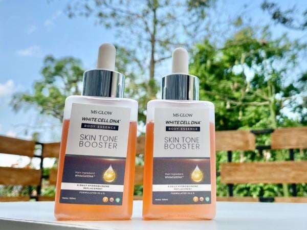 Review: MS GLOW WhiteCellDNA Body Essence yang Diklaim Bisa Mencerahkan Kulit dalam 10 Hari, Apa Benar?