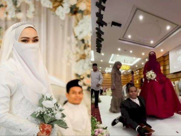 So Sweet! Video Ini Bukti Cinta Sejati, Wanita Bercadar Nikahi Pria Tanpa Pandang Fisik