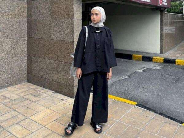 10 OOTD Hijab Simple ala Selebgram Maryam Nurul, Bisa Jadi Inspirasi!