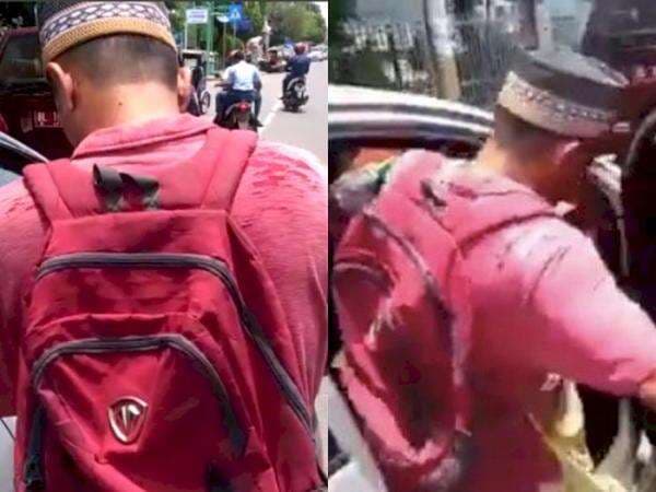 Viral! Pengemis 'Kaya' Ngamuk Terciduk Warga, Usai Minta-Minta Pulangnya Naik Sedan Mewah