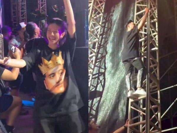 Yuki Kato Asyik Goyang dan Barisan Paling Depan Nonton King Nassar, Bajunya Bikin Salfok