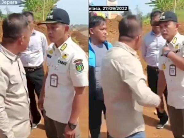 Viral Video Camat Kembang Jepara Cekcok dengan Warga, Nyaris Buka Baju Tantang Adu Jotos