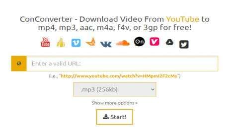 Conconverter: Unduh dan Convert Video Youtube ke MP3 dan MP4, Bebas Biaya, Tanpa Aplikasi
