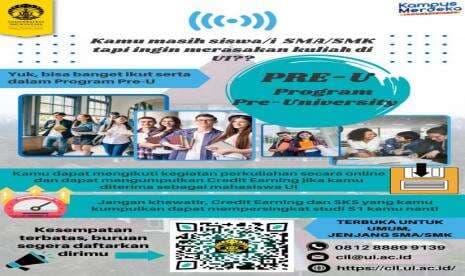 800 Peserta Ikuti Program Pre-U dan Peroleh Credit Earning Jika Masuk UI