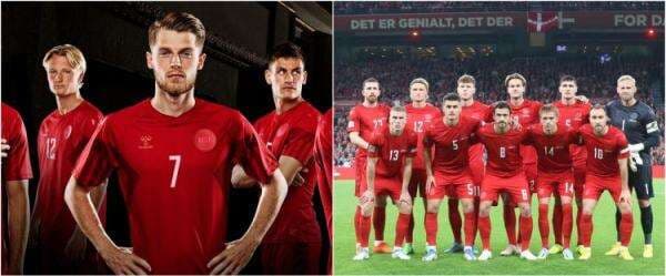 Jersey Denmark di Piala Dunia 2022 simpan protes ke Qatar, ini isinya Jersey Denmark di Piala Dunia 2022 simpan protes ke Qatar, ini isinya