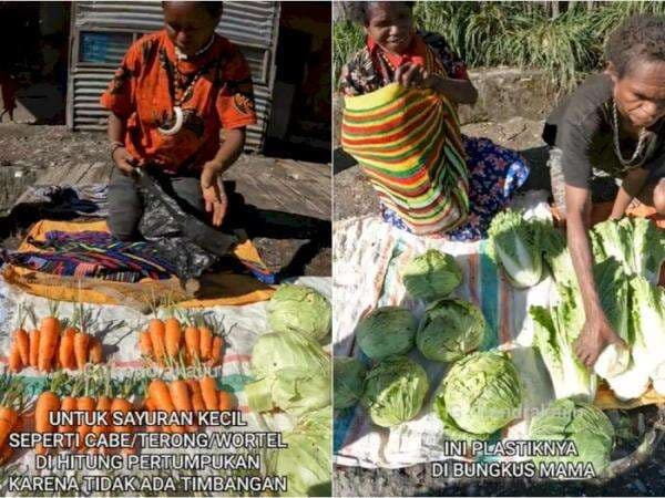 Uniknya Belanja di Pasar Pedalaman Papua, Penjualnya Enggak Terima Uang Koin