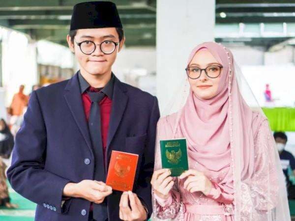 Viral, Kisah Bule Rusia Nikahi Pria Bandung, Nekat Tinggalkan Negara Asal dan Jadi Mualaf
