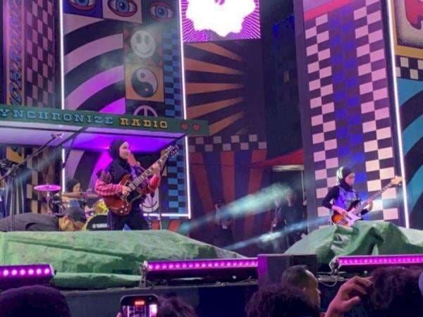 Voice of Baceprot Gemparkan Synchronize Fest 2022, Beri Bukti Musikalitas yang Berkembang