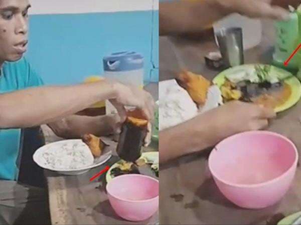 Apes! Pria Ini Niatnya Tuang Kecap Sedikit ke Sambel, Eh Malah Tumpah Sebotol, Auto Panik