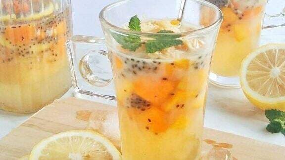 Resep Es Mangga Pakel Selasih, Segarnya Melegakan Tenggorokkan