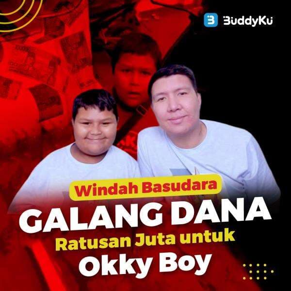 Windah Basudara Galang Dana Ratusan Juta Untuk Okky Boy