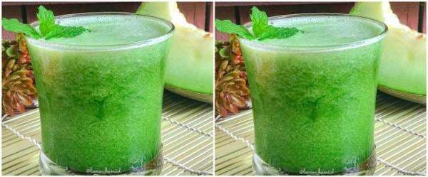 Resep membuat jus kale honey melon, segar dan menyehatkan