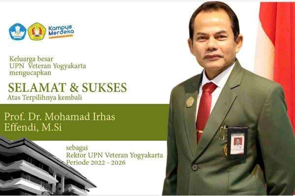 Profil Rektor Baru UPN Veteran Yogyakarta Mohamad Irhas Effendi