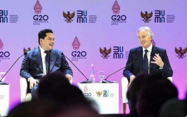 Bertemu Di Bali Tony Blair Puji Erick