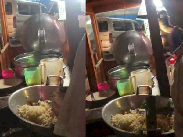Buset, Cara Pedagang Mie Goreng Tuang Kecap Bikin Pembeli Salfok: Canggih Bener!