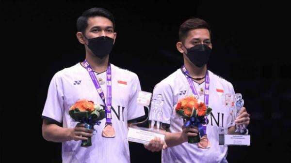 Hasil Denmark Open 2022: Lewat Rubber Gim, Fajar/Rian Lolos 16 Besar