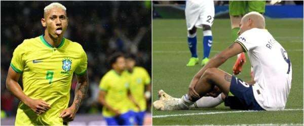 Cedera, Richarlison terancam gagal debut di Piala Dunia bersama Brasil Cedera, Richarlison terancam gagal debut di Piala Dunia bersama Brasil