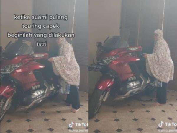 Tanpa Sendal, Wanita Ini Berhasil Buat Moge 1.800 CC ke Posisi Standar Tengah: Kuat Banget Tanpa Sendal, Wanita Ini Berhasil Buat Moge 1.800 CC ke Posisi Standar Tengah: Kuat Banget
