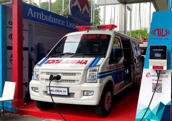 DFSK Gelora E Diubah Fungsinya Menjadi Ambulans