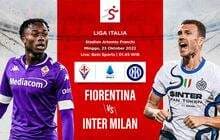 Link Live Streaming Fiorentina vs Inter Milan di Liga Italia 2022-2023