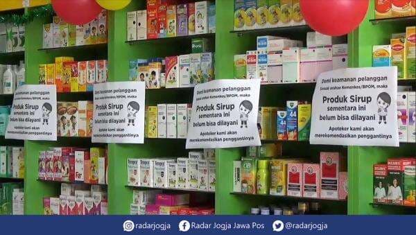 Imbas Pelarangan Obat Sirup, Omzet Apotek Turun