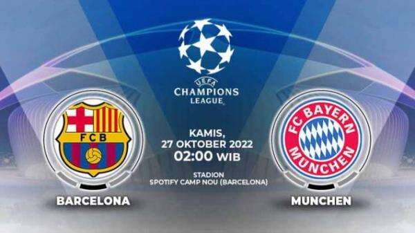 Jadwal dan Link Live Streaming Liga Champions: Barcelona vs Bayern Munchen di Vidio