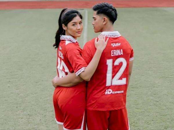 Gaya Prewedding Kaesang-Erina Pakai Jersey Merah Menyala Tulisan 10 12, Gemes