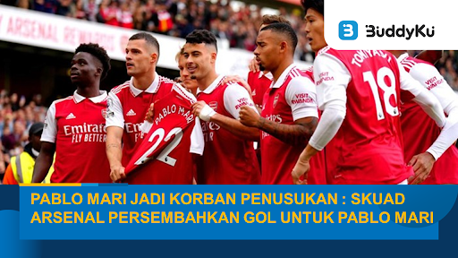 Pablo Mari Jadi Korban penusukan : Skuad Arsenal Persembahkan Gol Untuk Pablo Mari