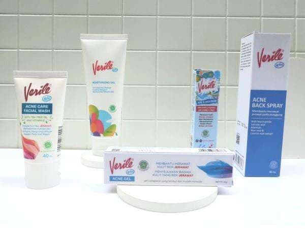 Review: Verile Acne Series, Rangkaian Produk untuk Atasi Jerawat di Wajah dan Punggung