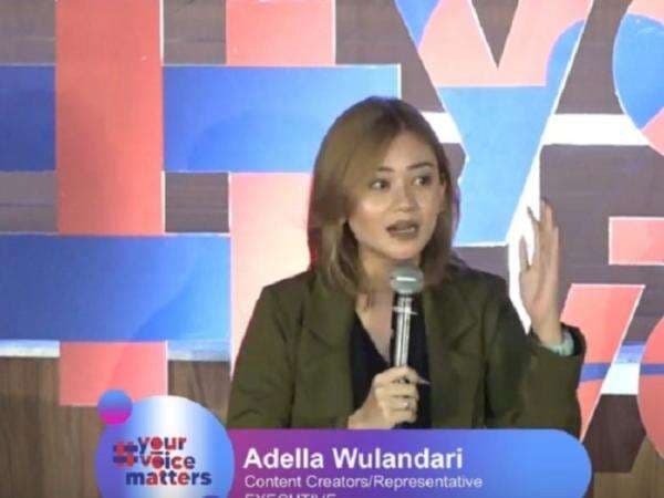 Di Your Voice Matters, Adella Wulandari Ngaku Awalnya Tak Kira Content Creator Jadi Karier